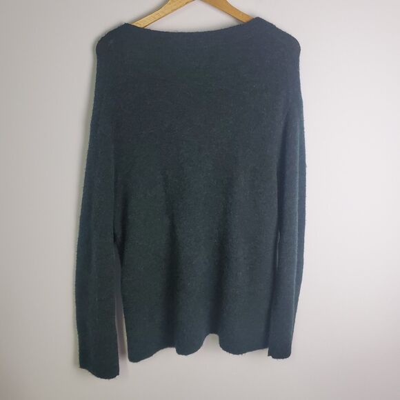 Vince Merino Wool Alpaca Blend V-Neck Sweater - Size Large - Picture 2 of 8